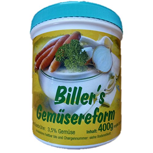 Gemüsebrühe Gemüsesuppe Billers Gemüsereform 400g Dose Gemüsebrühe Gemüsesuppe Billers Gemüsereform 400g Dose von Biller