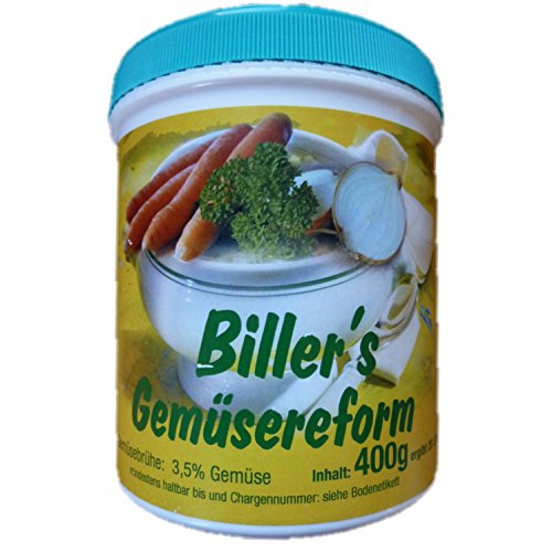 Gemüsebrühe Gemüsesuppe Billers Gemüsereform 400g Dose von Biller