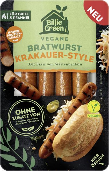 Billie Green Vegane Bratwurst Krakauer-Style von Billie Green