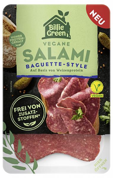 Billie Green vegane Salami Baguette Style von Billie Green