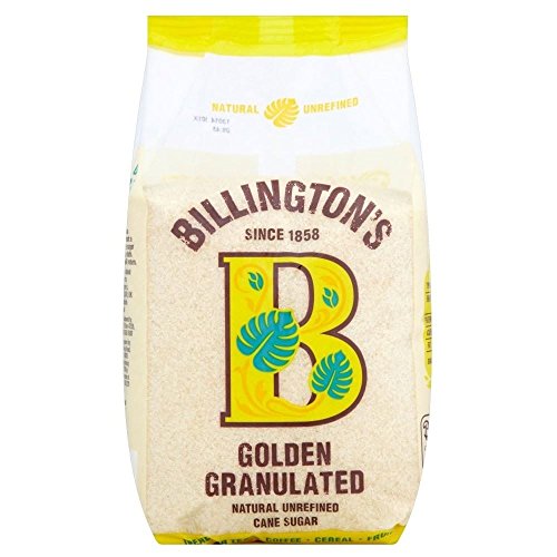 Billington Natural Goldene Granulated Rohrohrzucker (1 kg) - Packung mit 2 von Billington's