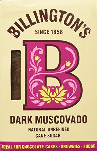 Billington's Dark Muscovado Natural Unrefined Cane Sugar - 500g ,5 Stück von Billington's