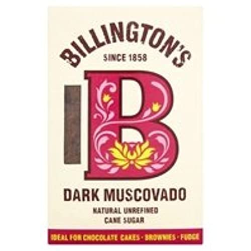 Billingtons Dark Muscovado Natural Unrefined Cane Sugar 500g von Billington's