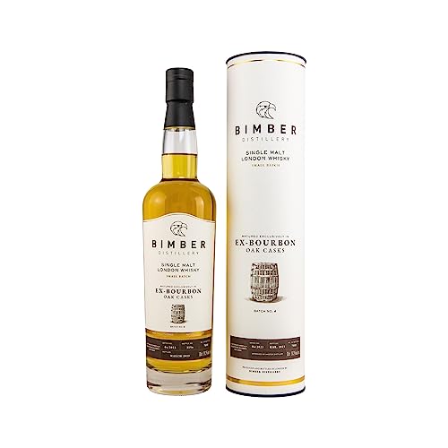 Bimber EX-BOURBON Oak Casks Single Malt London Whisky Batch No. 4 51,2% Vol. 0,7l in Geschenkbox Bimber EX-BOURBON Oak Casks Single Malt London Whisky Batch No. 4 51,2% Vol. 0,7l in Geschenkbox von Bimber