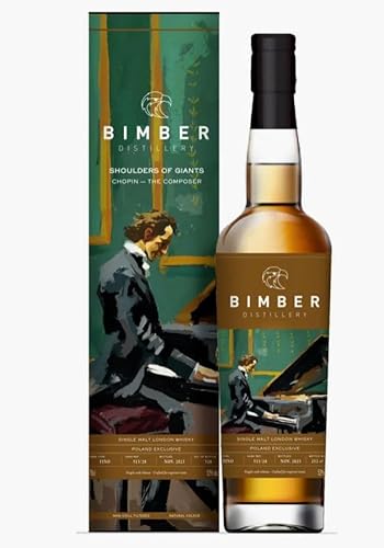 BIMBER - Shoulders Of Giants Single Malt London Whisky - Chopin The Composer - Poland Exclusive - auf 328 Stück weltweit streng Limitierte Edition - 700ml, 52% alc. vol. von Bimber