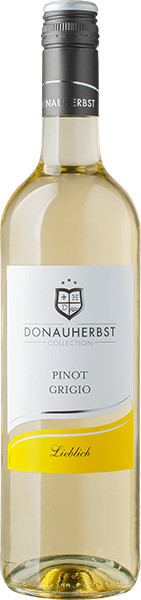 Donauherbst Pinot Grigio Weißwein lieblich 0,75 l von Weinkellerei Hechtsheim