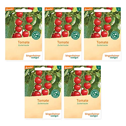 Bingenheimer Saatgut - Cocktailtomate Zuckertraube - 5er Pack Bingenheimer Saatgut - Cocktailtomate Zuckertraube - 5er Pack von Bingenheimer Saatgut AG