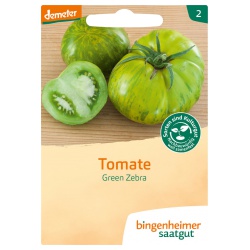 Fleischtomaten Green Zebra Fleischtomaten Green Zebra von Bingenheimer Saatgut