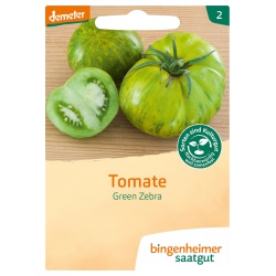 Fleischtomaten Green Zebra von Bingenheimer Saatgut