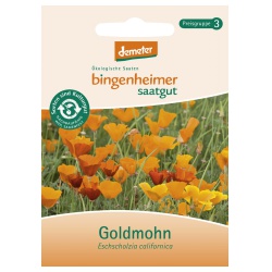 Goldmohn von Bingenheimer Saatgut