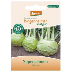 Kohlrabi Superschmelz von Bingenheimer Saatgut