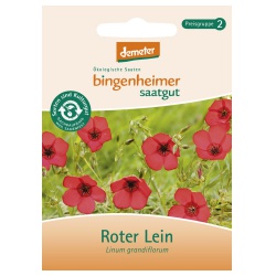 Roter Lein von Bingenheimer Saatgut