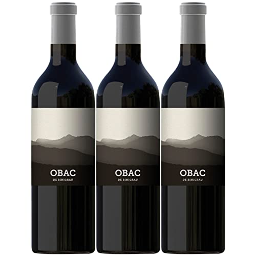 Binigrau Obac Magnum Rotwein Wein trocken Mallorca Spanien I Visando Paket (3 Flaschen) von Binigrau
