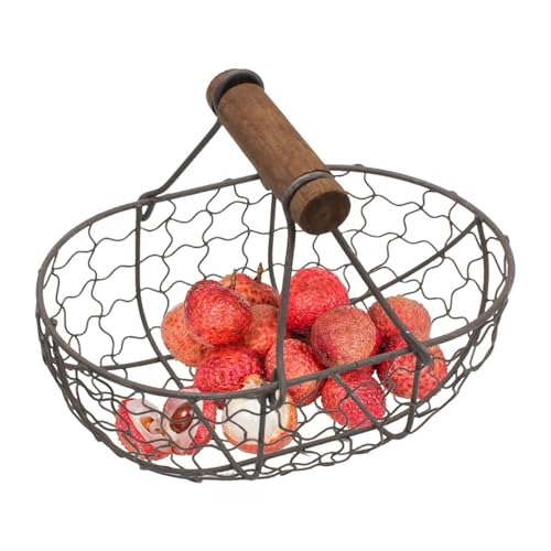 Eiersammelkorb | Eierkorb Aus Metalldraht | Eier-Aufbewahrungskorb | Eierkörbe Aus Draht | Dekorativer Eierbehälter | Aufbewahrungskorb grünzeug behälter Für Eier, Brot, grünzeug | Für 12 Eier Eiersammelkorb | Eierkorb Aus Metalldraht | Eier-Aufbewahrungskorb | Eierkörbe Aus Draht | Dekorativer Eierbehälter | Aufbewahrungskorb grünzeug behälter Für Eier, Brot, grünzeug | Für 12 Eier von Biniveil