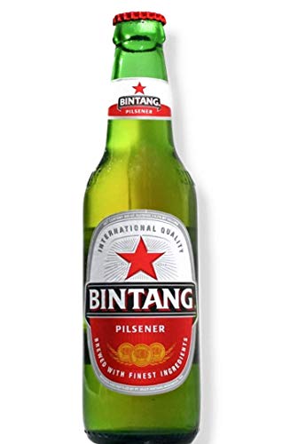 6 x Bintang Lager Bier aus Indonesien 0,33 l Flasche inkl. Pfand (5,41E/L) von Bintang