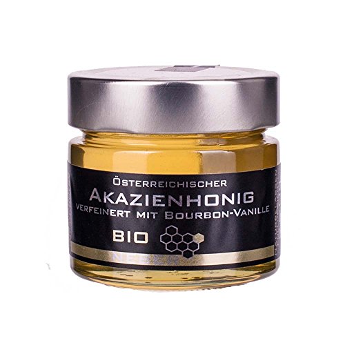 Bio Akazienhonig verfeinert mit Bio Bourbon-Vanille, 250 g von Bio-Imkerei Neber