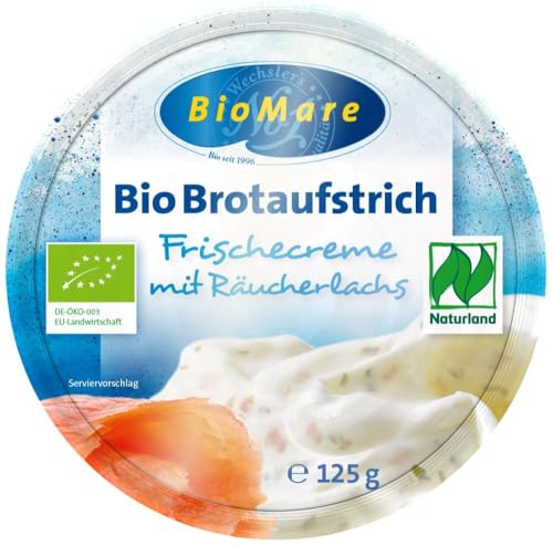 Bio Mare Bio-Brotaufstrich mit Bio-Räucherlachs (6 x 125 gr) von Bio Mare