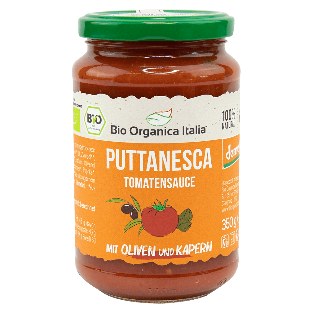 Bio Puttanesca Tomatensauce Bio Puttanesca Tomatensauce von Bio Organica Italia