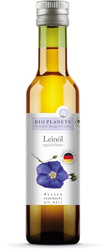 Bio Planete Leinöl nativ typisch bitter aus deutscher Herkunft (6 x 0,25 l) von BIO PLANET