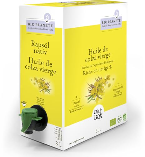 Bio Planete Rapsöl nativ OIL IN BOX (6 x 3 l) von BIO PLANET