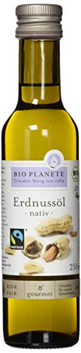 Bio Planète Erdnussöl nativ, 2er Pack (2 x 250 ml) von BIO PLANET