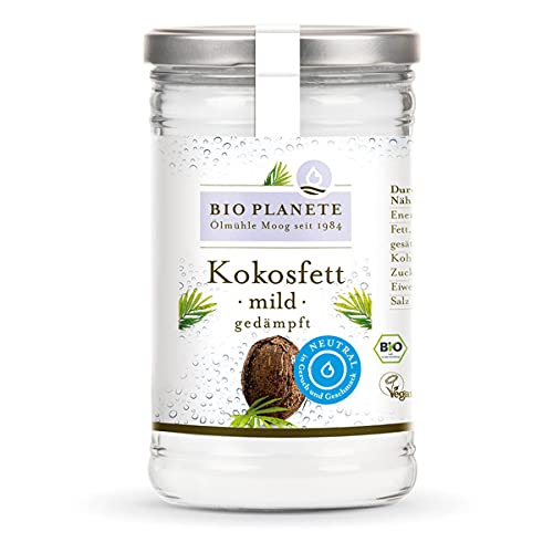 Bio Planete - Kokosfett mild gedämpft - 0,95 l - 4er Pack von BIO PLANET