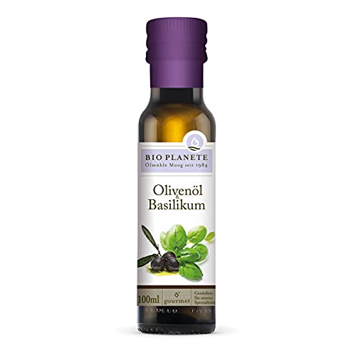 Bio Planete - Olivenöl und Basilikum - 100 ml - 4er Pack von BIO PLANET