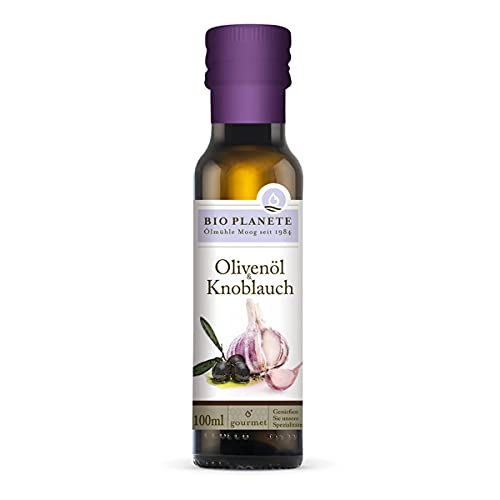 Bio Planete - Olivenöl und Knoblauch - 100 ml - 4er Pack von BIO PLANET