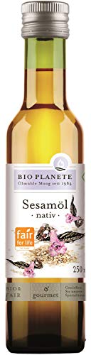 Bio Planete Bio Sesamöl nativ Fair Trade by Ecocert (1 x 250 ml) von Bio Planète – Ölmühle Moog GmbH