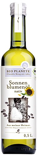 Bio Planete Sonnenblumenöl aus Deutschland, 3er Pack (3 x 500 g) von Bio Planète