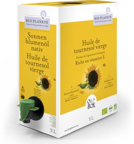 Bio Planete Sonnenblumenöl nativ OIL IN BOX (2 x 3 l) von BIO PLANET