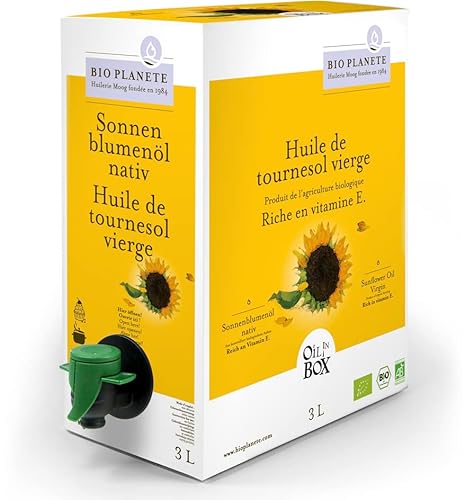 Bio Planete Sonnenblumenöl nativ OIL IN BOX (6 x 3 l) von BIO PLANET