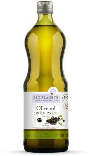 Bioplanete Olivenöl fruchtig scharf,nativ, 2er Pack (2 x 1 l) von Bioplanete
