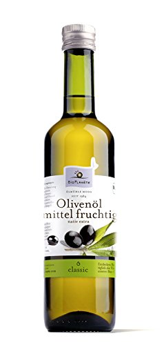 Bioplanete Olivenöl mittel fruchtig,nativ, 3er Pack (3 x 500 ml) von BIO PLANET