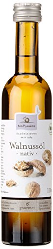 Bioplanete Walnussöl, nativ, ungeröstet, 3er Pack (3 x 100 ml) von BIO PLANET