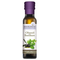 Olivenöl mit Basilikum von Bio Planète