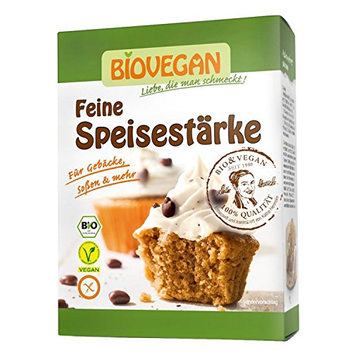 Bio Vegan Speisestärke fein 250g Bio Backzutat, 7er Pack (7 x 250 g) von Biovegan