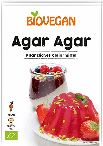 Biovegan Agar Agar, pflanzliches Geliermittel, BIO (1 x 30 gr) von Biovegan