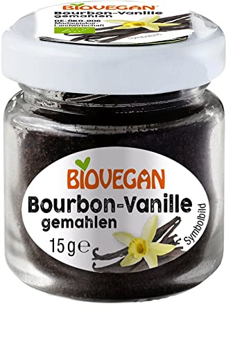 Biovegan Bourbon-Vanille im Glas, gemahlen, Bio (2 x 15 gr) von Biovegan