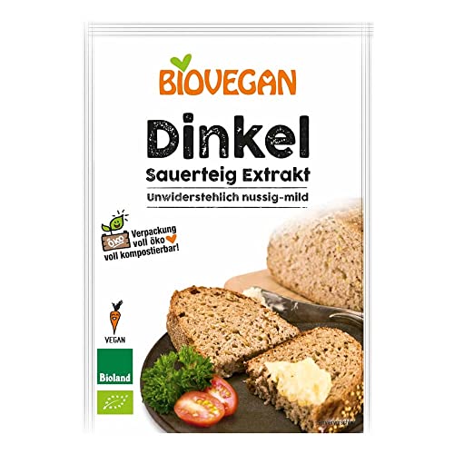 Dinkelsauerteig Extrakt, Bioland, BIO 6 x 30 gr von Biovegan