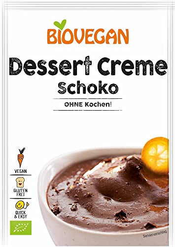 Biovegan Bio Schoko Dessertcreme ohne Kochen, Bio (2 x 68 gr) von Biovegan