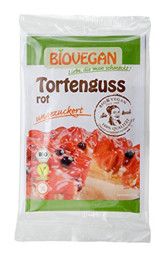 Biovegan Tortenguss rot, BIO (2 x 14 gr) von Biovegan