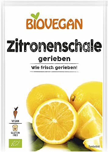 Biovegan Meine Zitroneschale, gerieben, BIO, BV, 9g (2 x 9 gr) von Biovegan