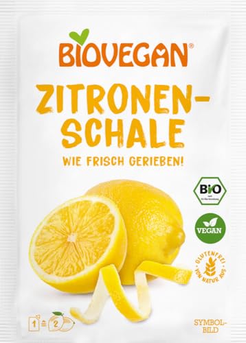 Biovegan Meine Zitroneschale, gerieben, BIO, BV, 9g (2 x 9 gr) von Biovegan