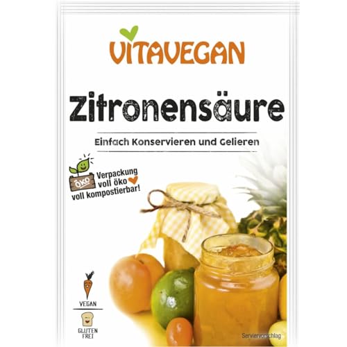 Biovegan Zitronensäure (1 x 10 gr) von Biovegan