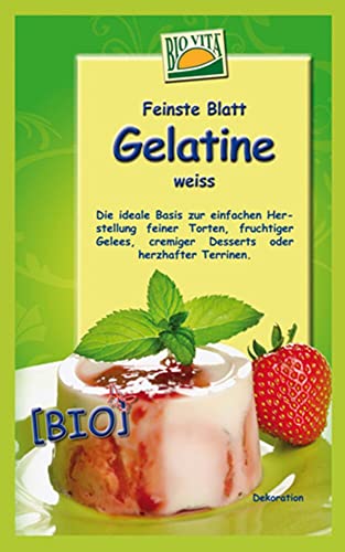 Bio Vita BIO Blatt-Gelantine weiß (6 x 10 gr) von Biovita