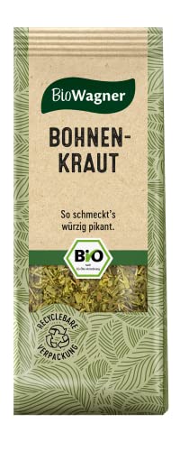 BioWagner - Bio Bohnenkraut | perfekt für Eintöpfe, Salatdressings oder Kichererbsen | naturbelassene Bio-Zutaten | recyclebare Verpackung | 20 g von BioWagner