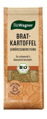 BioWagner - Bio Bratkartoffel Gewürzzubereitung | ideal für Aufläufe, Pürée oder Backkartoffeln | naturbelassene Bio-Zutaten | recyclebare Verpackung | 50 g von BioWagner