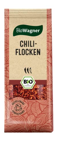BioWagner - Bio Chiliflocken | ideal als scharfes Topping auf Pasta oder Desserts | naturbelassene Bio-Zutaten | recyclebare Verpackung | 40 g BioWagner - Bio Chiliflocken | ideal als scharfes Topping auf Pasta oder Desserts | naturbelassene Bio-Zutaten | recyclebare Verpackung | 40 g von BioWagner
