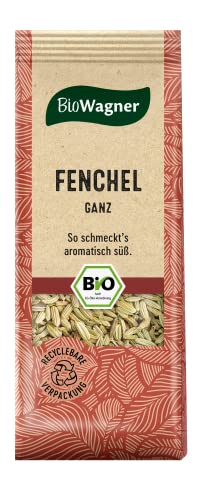 BioWagner - Bio Fenchel ganz | aromatisch, süße Note für Reispfannen oder selbstgebackenes Brot | naturbelassene Bio-Zutaten | recyclebare Verpackung | 30 g BioWagner - Bio Fenchel ganz | aromatisch, süße Note für Reispfannen oder selbstgebackenes Brot | naturbelassene Bio-Zutaten | recyclebare Verpackung | 30 g von BioWagner